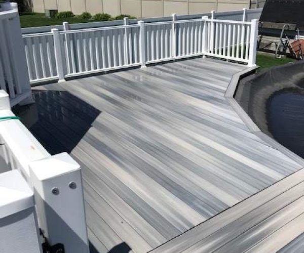clean pool deck