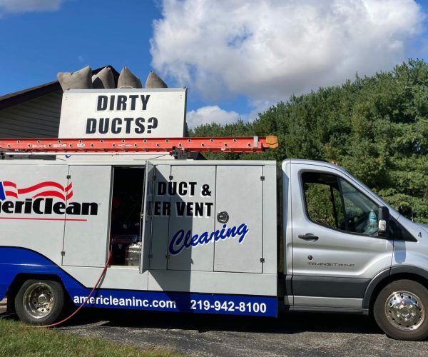 AmeriClean air duct work truck