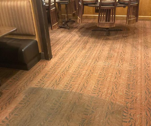 brown designed commercial carpet