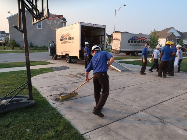 fire damage restoration
