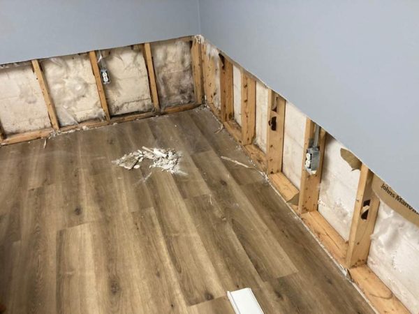 space with mold remediation